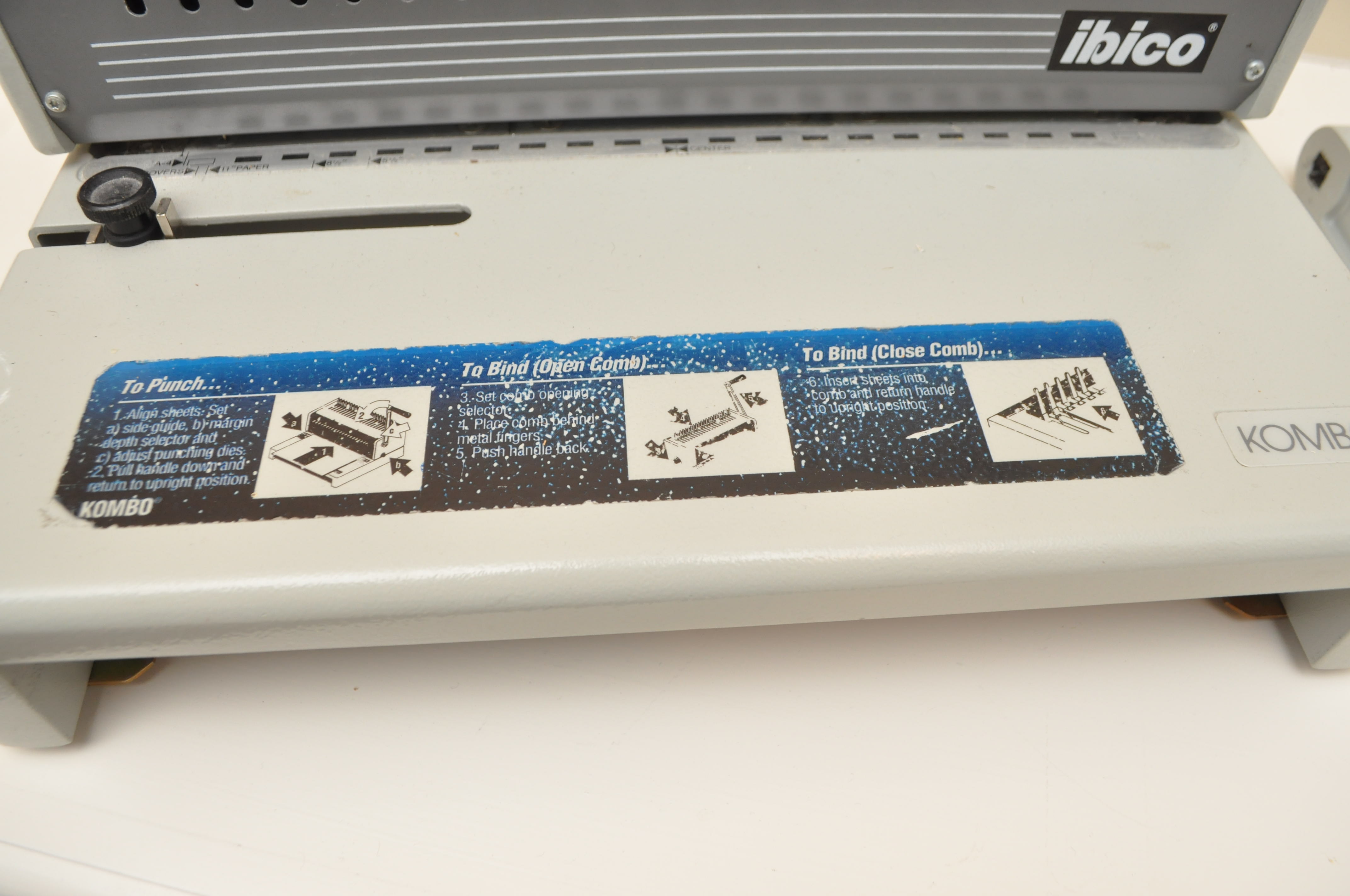 Ibico Kombo Manual Punch and Binding Machine