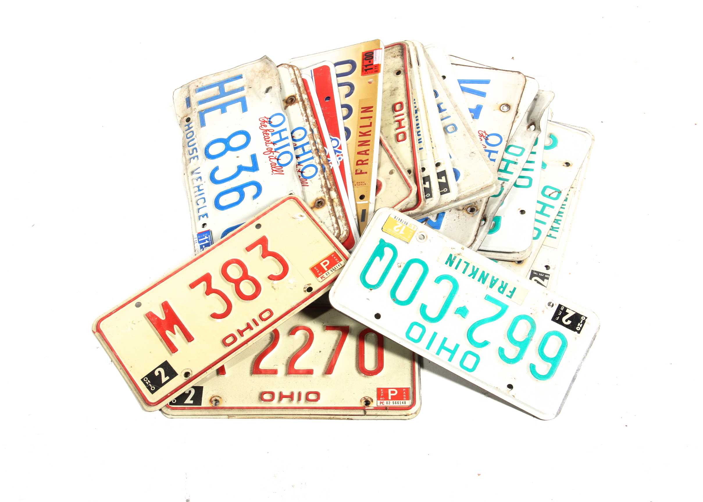 Collection of License Plates