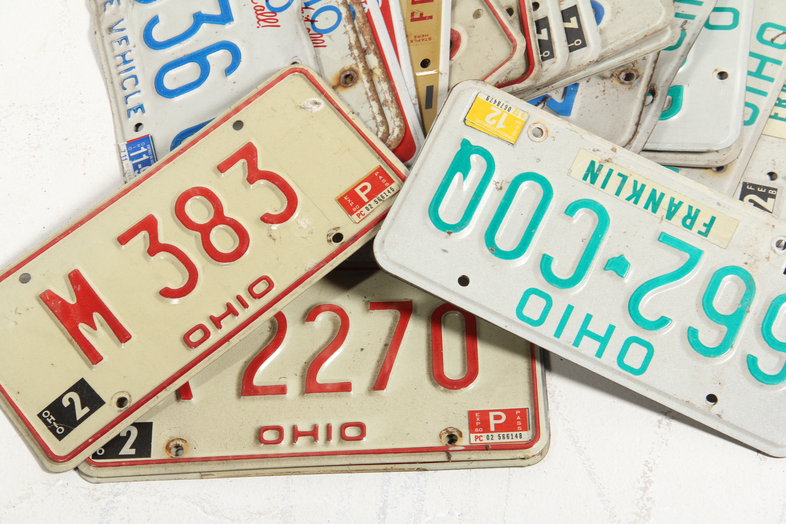 Collection of License Plates