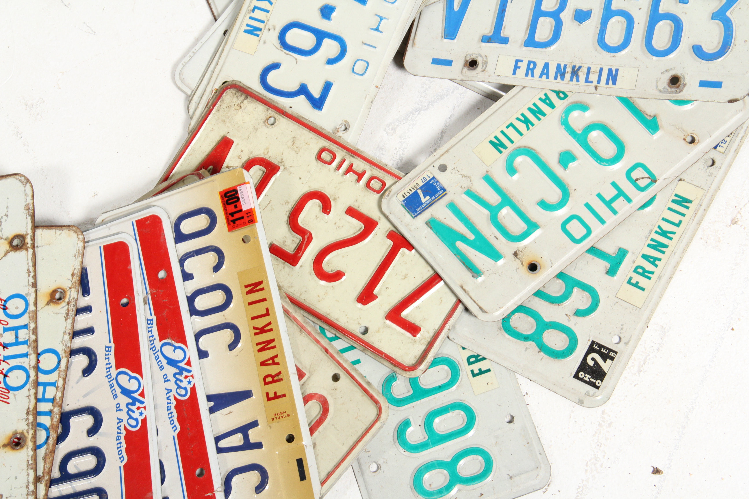 Collection of License Plates