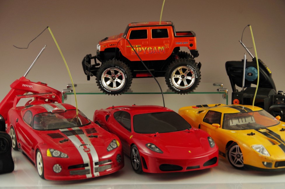 Nikko Radio Controlled Sports Cars and 'Spycam' Hummer Along With Extra Controllers