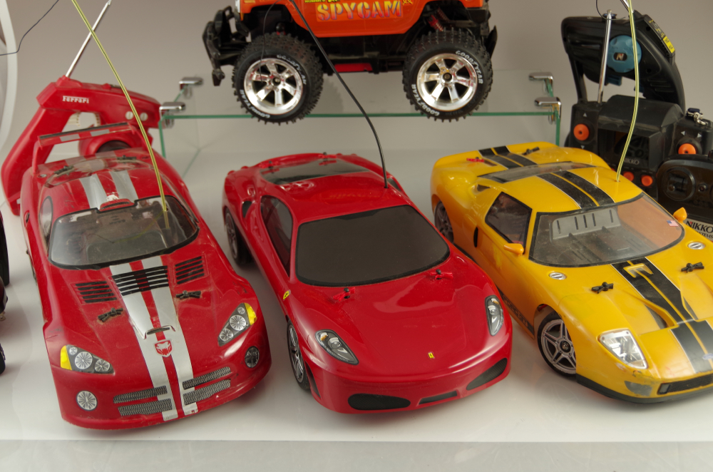 Nikko Radio Controlled Sports Cars and 'Spycam' Hummer Along With Extra Controllers