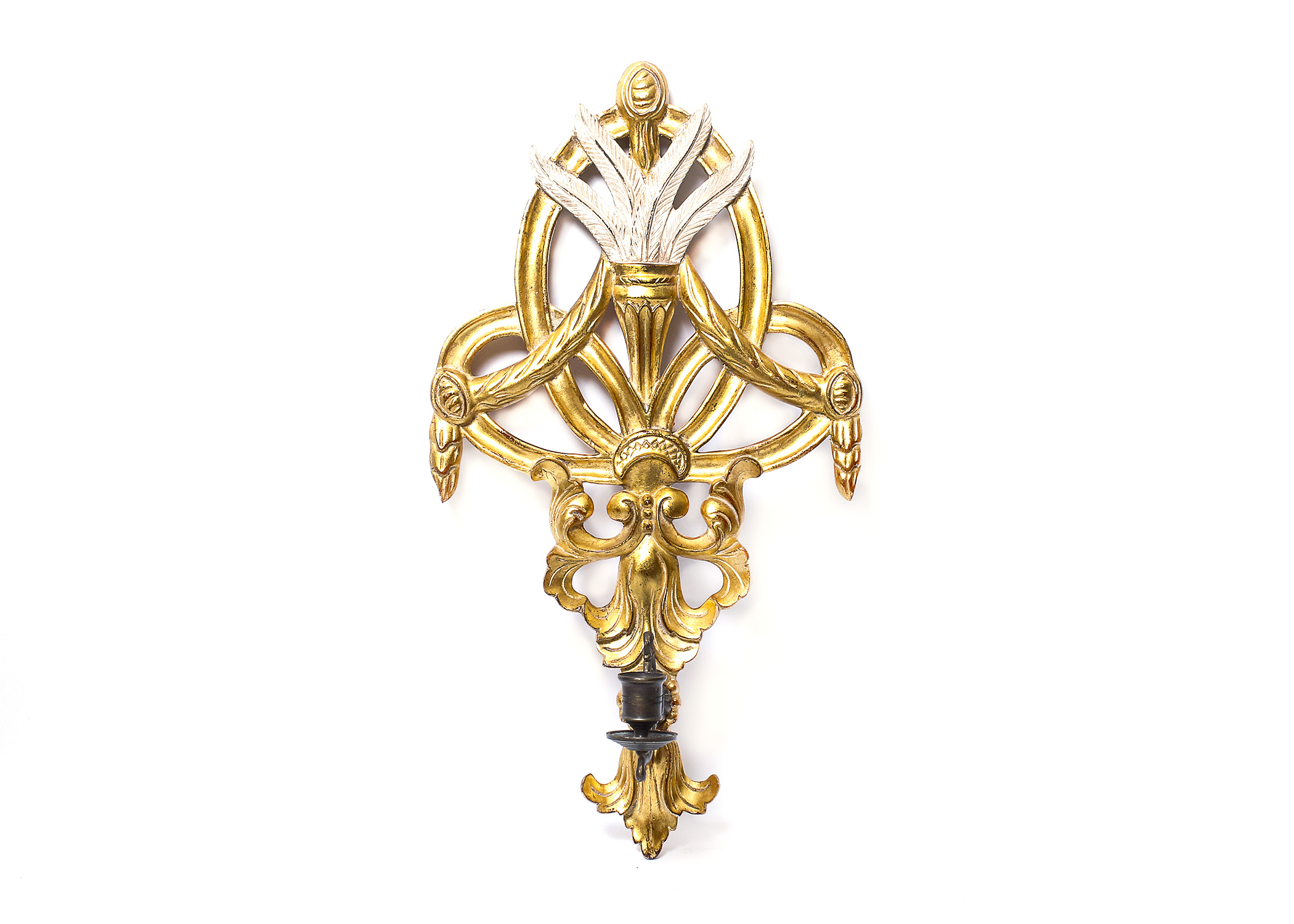 Decorative Wall Plaque with Candle Holder