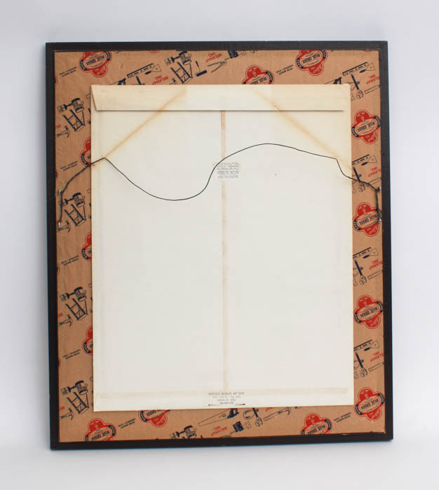 Signed Ray Harm "Downy Woodpecker" Print