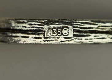 German Coin Silver (835) Demitasse Spoons and Serving Pieces