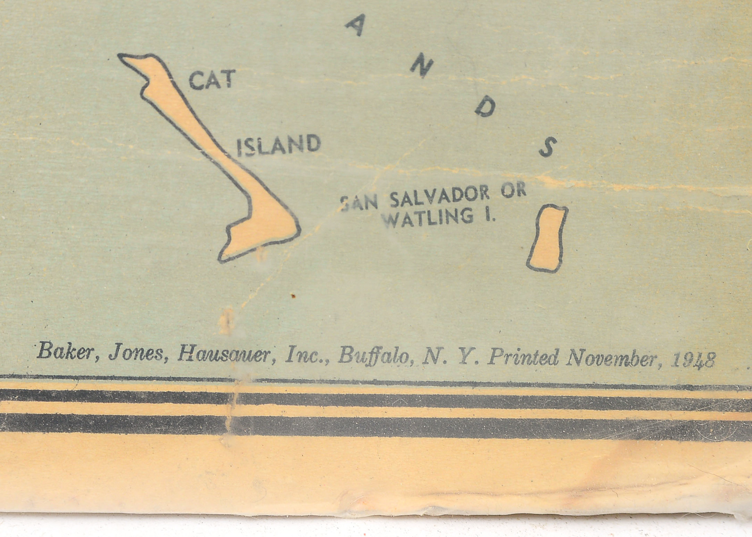 Large 1948 Southern Railway Systems Map