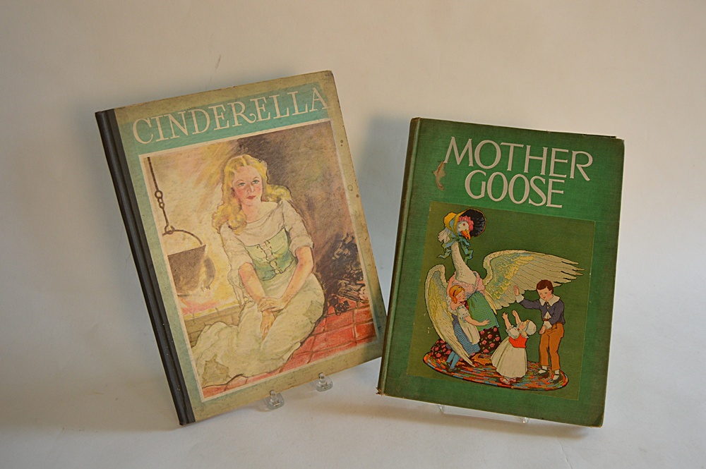 Vintage "The Story of Cinderella" and "Mother Goose"