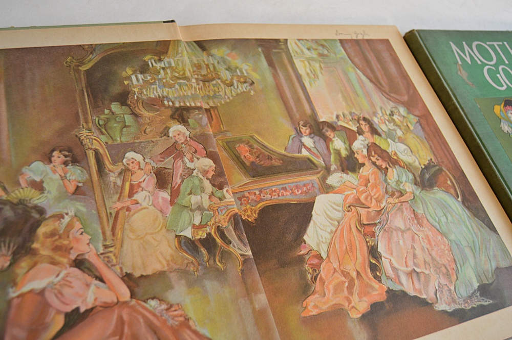 Vintage "The Story of Cinderella" and "Mother Goose"
