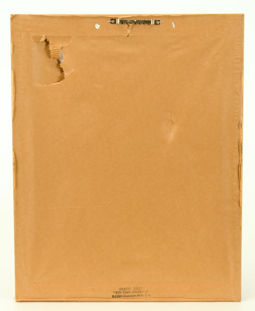 Pair of Weary Willie Christmas Offset Lithographs