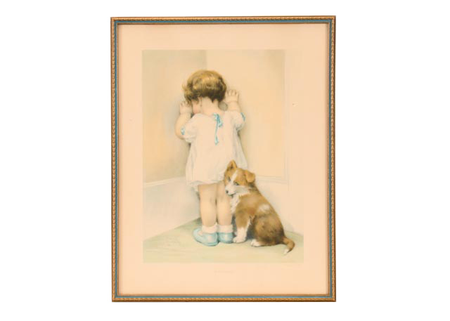 Bessie Pease Gutmann Vintage Print "In Disgrace"