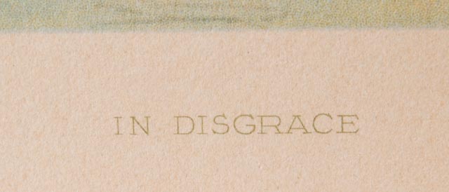 Bessie Pease Gutmann Vintage Print "In Disgrace"