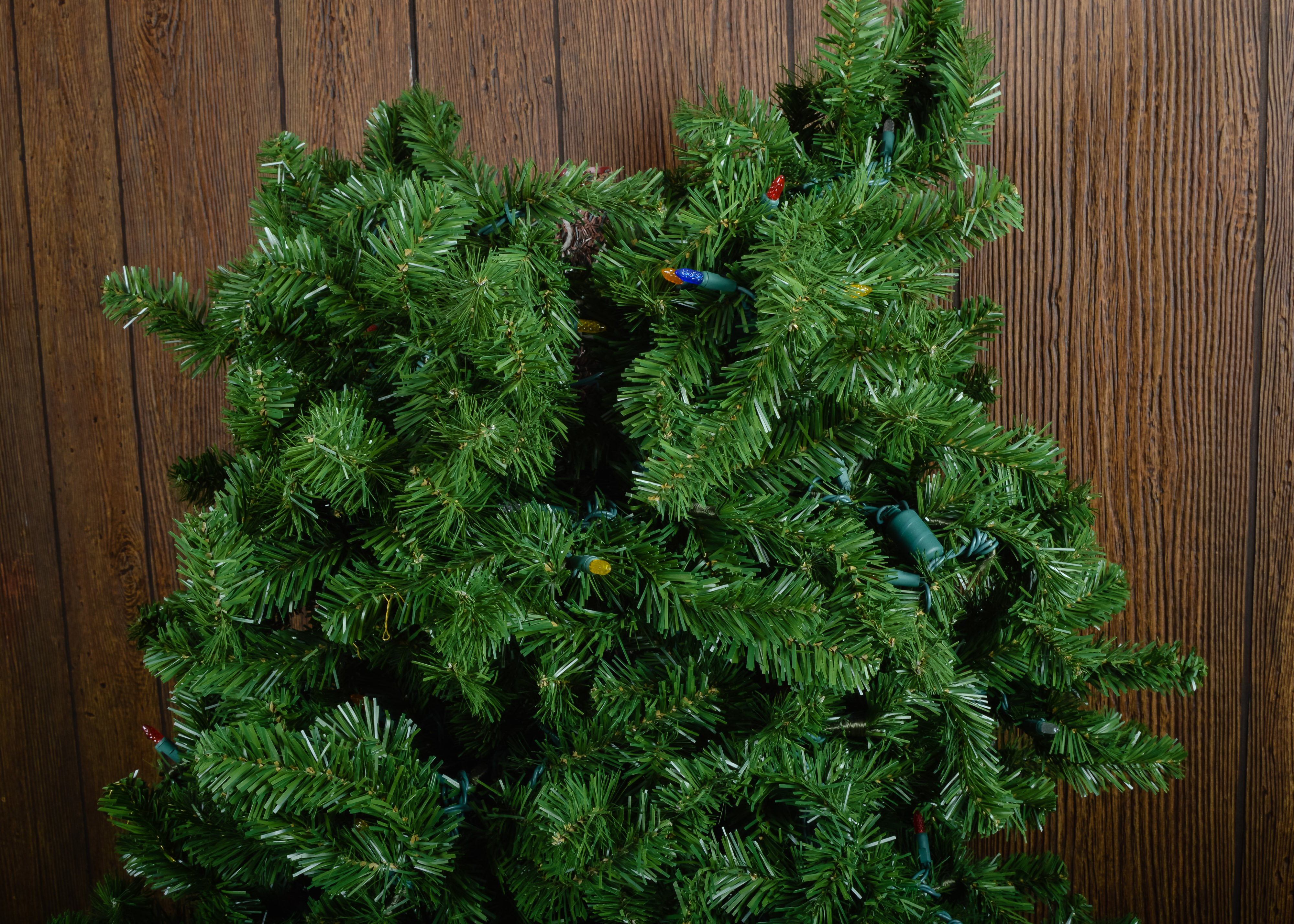 Lighted Artificial Christmas Tree with Carrying Case