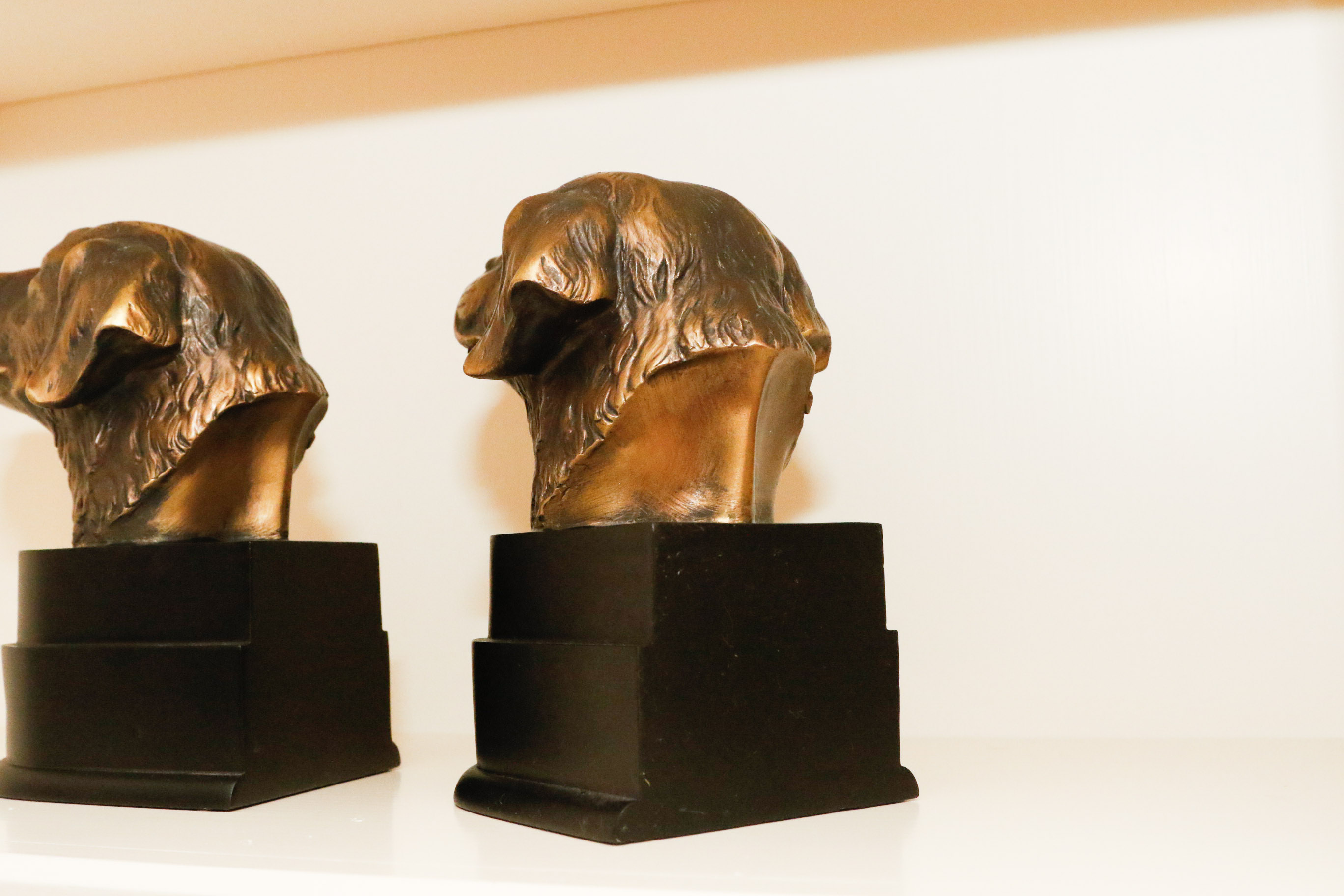 Pair of Labrador Retriever Bookends
