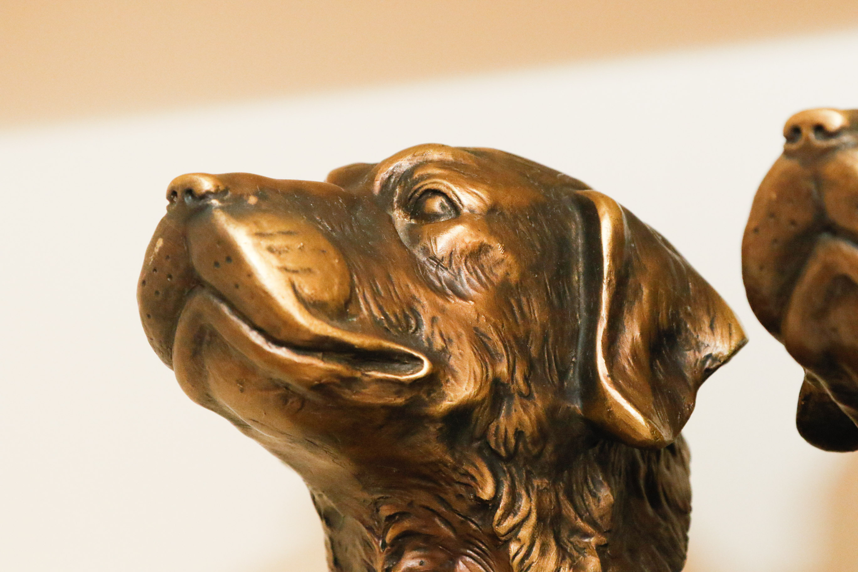 Pair of Labrador Retriever Bookends