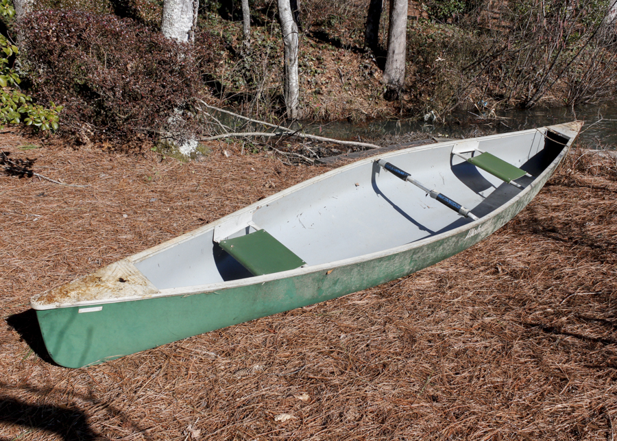 Green Mohawk Canoe