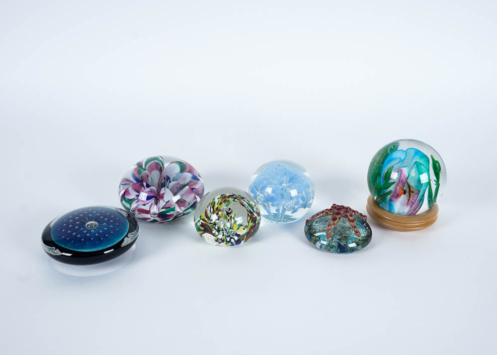 Beautiful Blown Glass Paperweights
