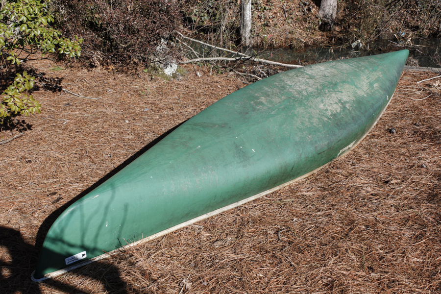 Green Mohawk Canoe