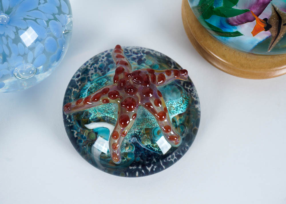 Beautiful Blown Glass Paperweights