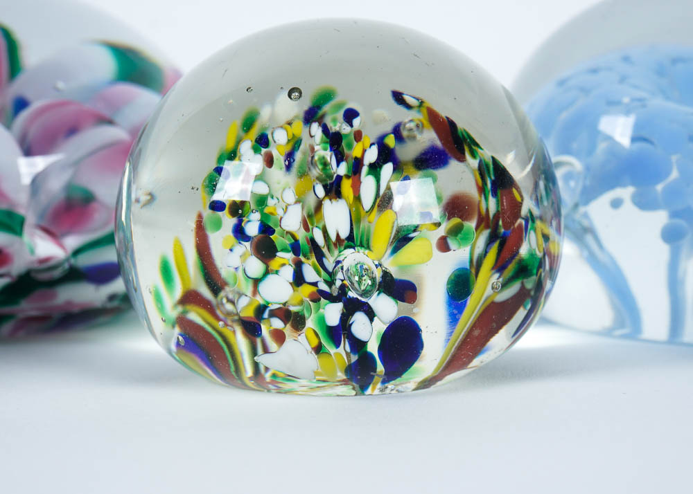 Beautiful Blown Glass Paperweights