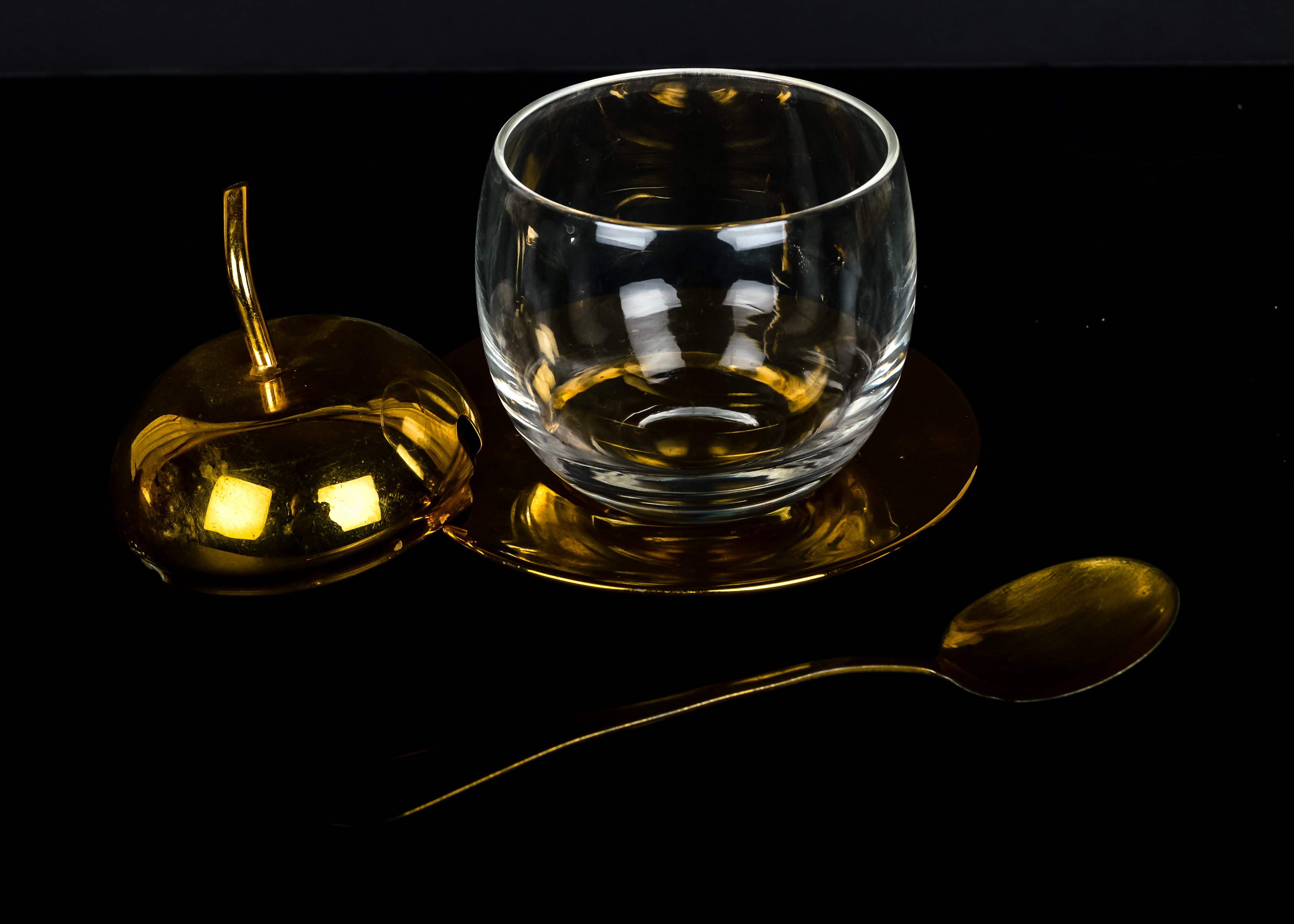 Gold Electroplated Kitchen Accessories