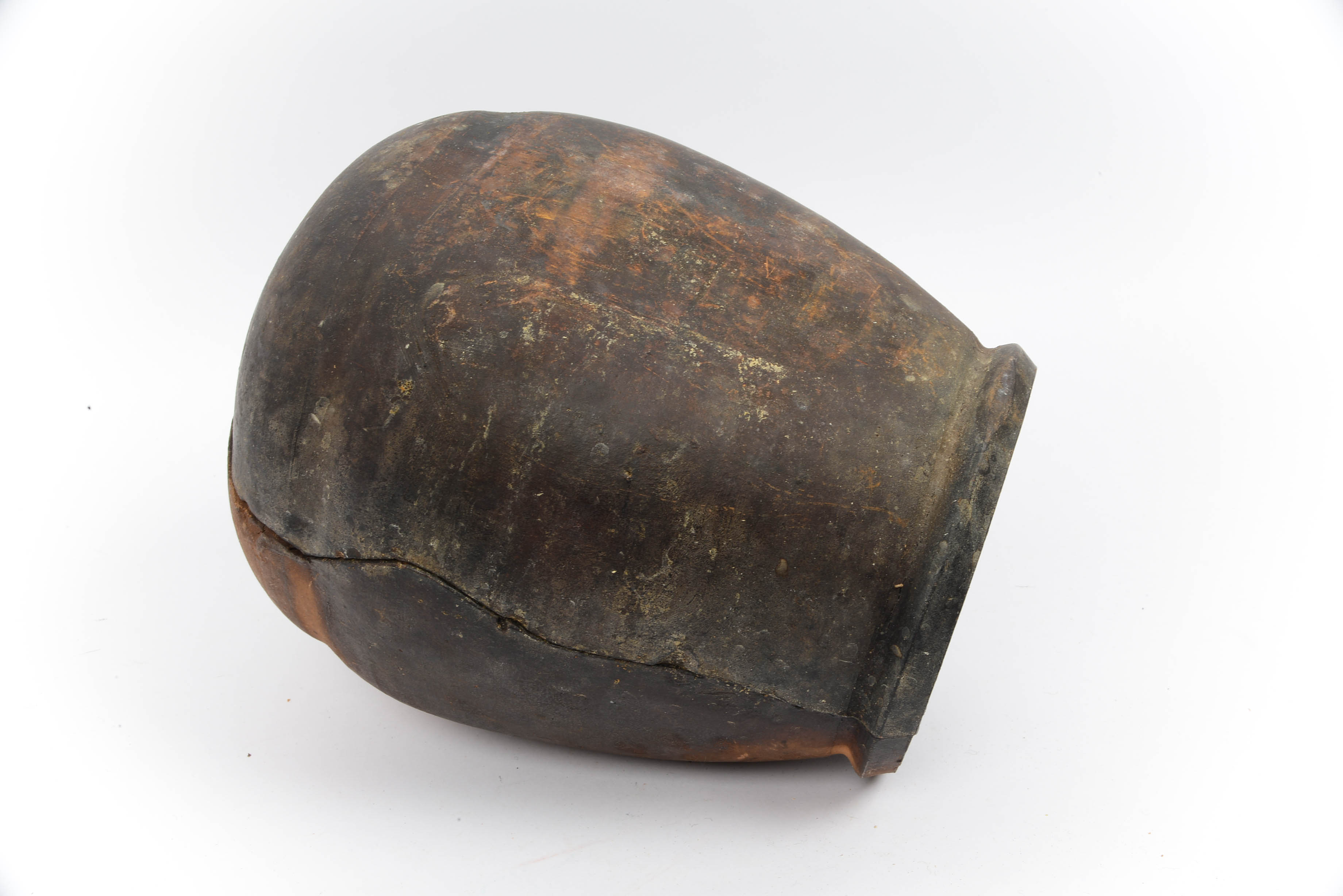 Vintage 1960s Clay Roasting Pot