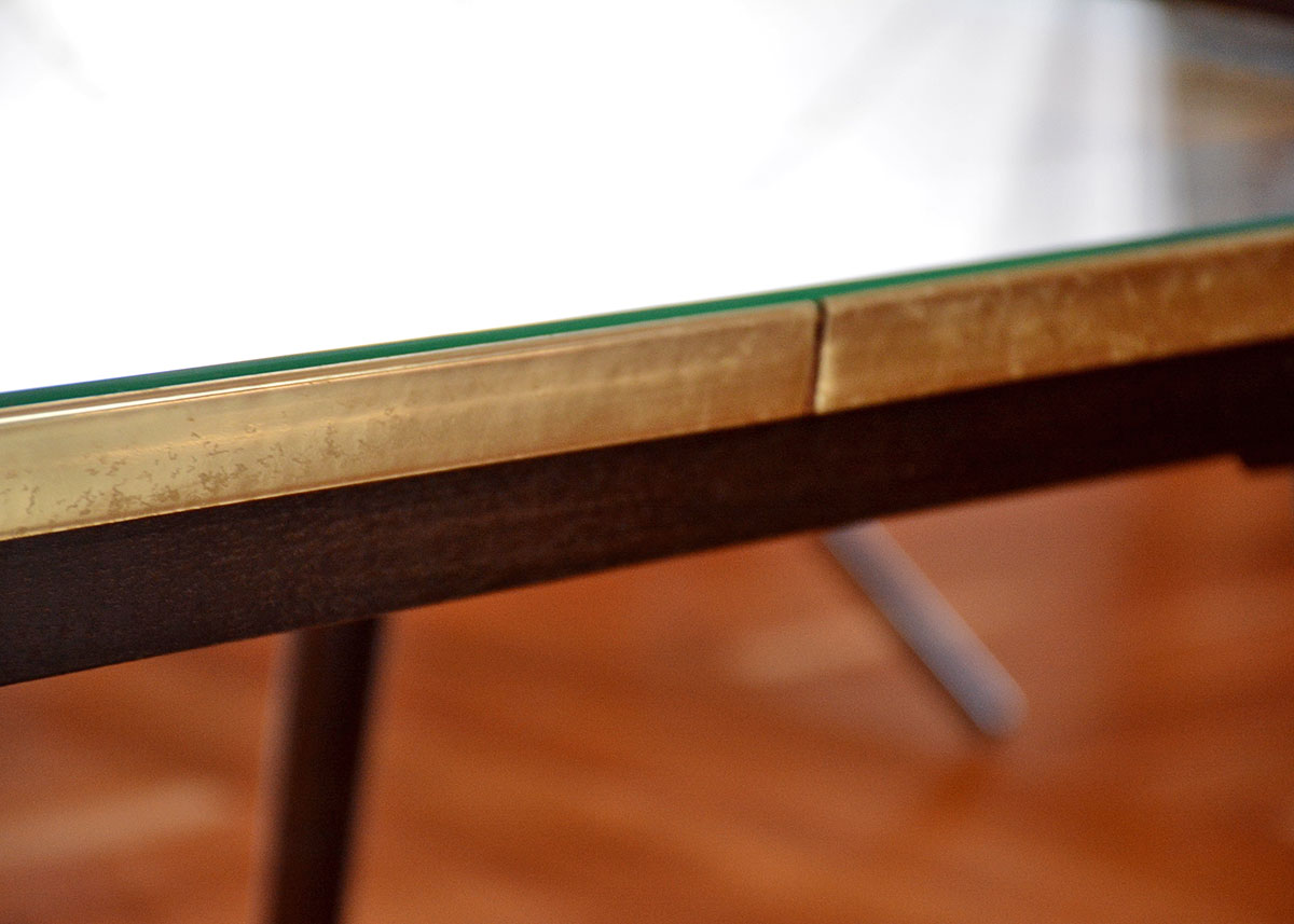 Vintage German Carved 3D Coffee Table