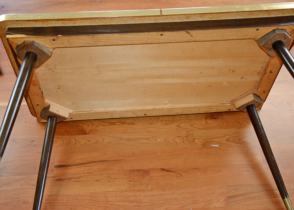 Vintage German Carved 3D Coffee Table