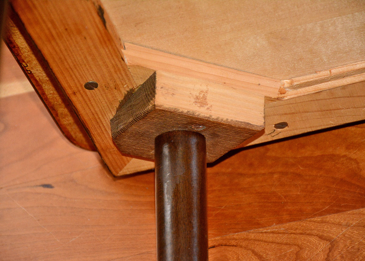 Vintage German Carved 3D Coffee Table