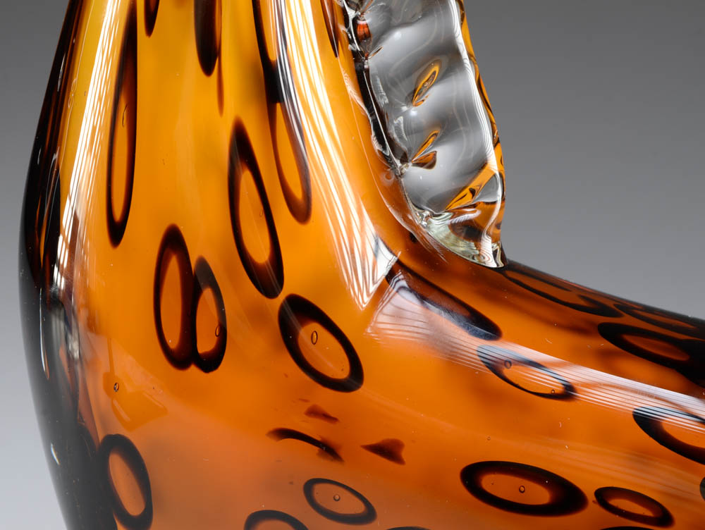 Hand Fused Dynasty Gallery Art Glass Giraffe