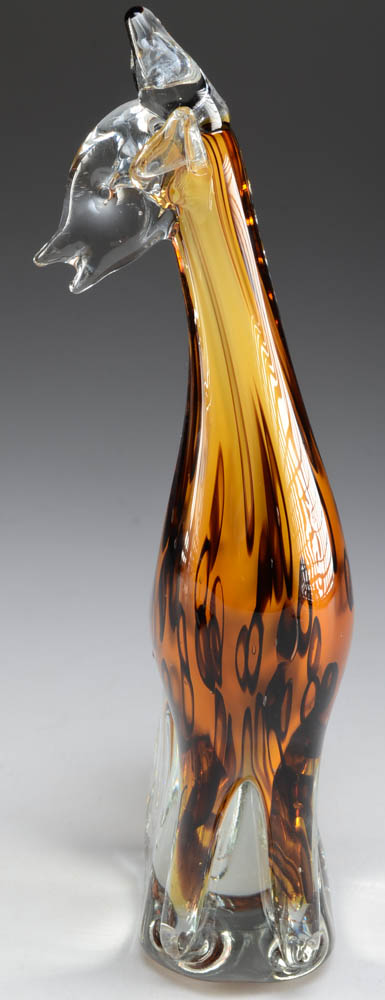 Hand Fused Dynasty Gallery Art Glass Giraffe