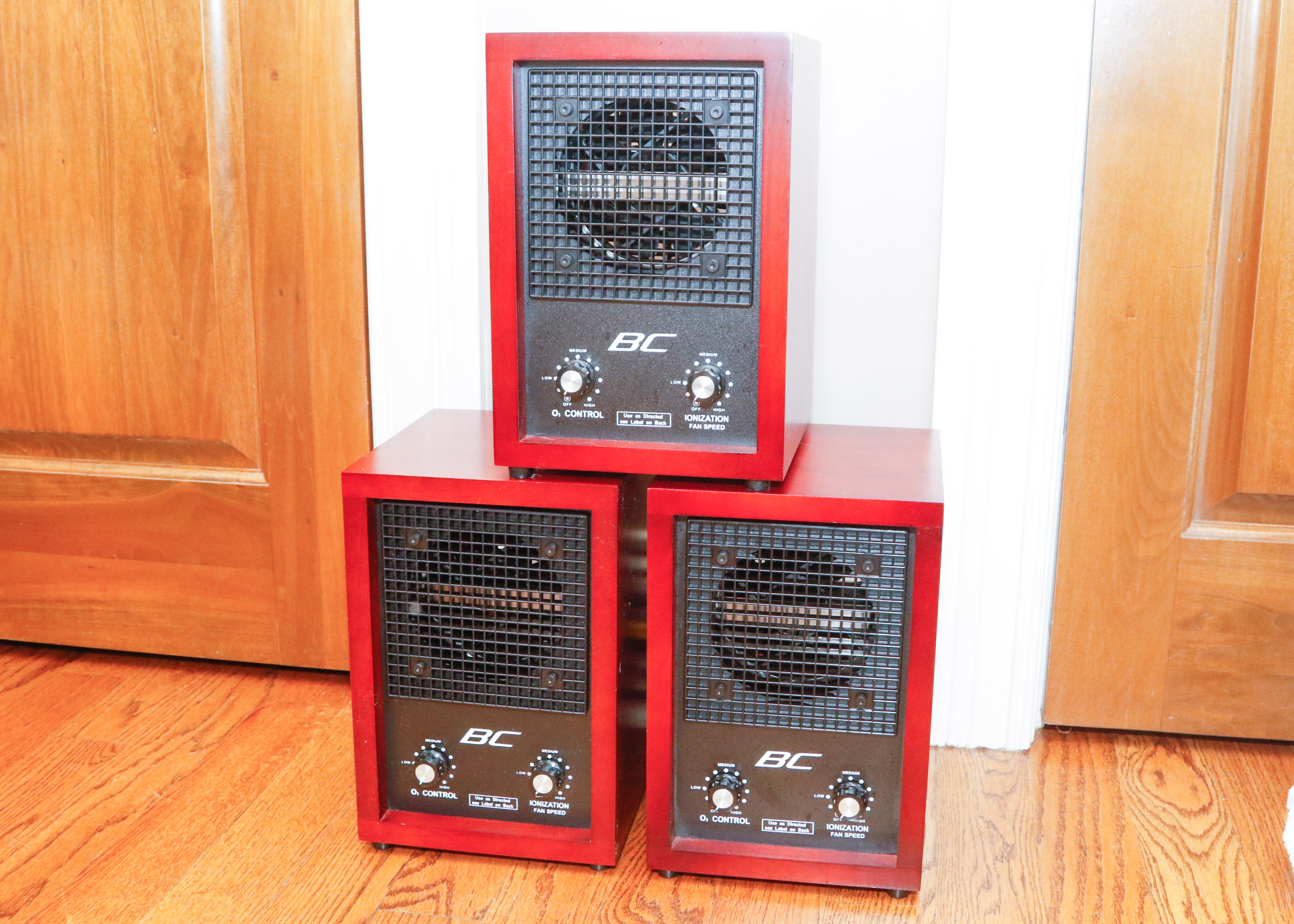 Three BC Ionic Air Purifiers