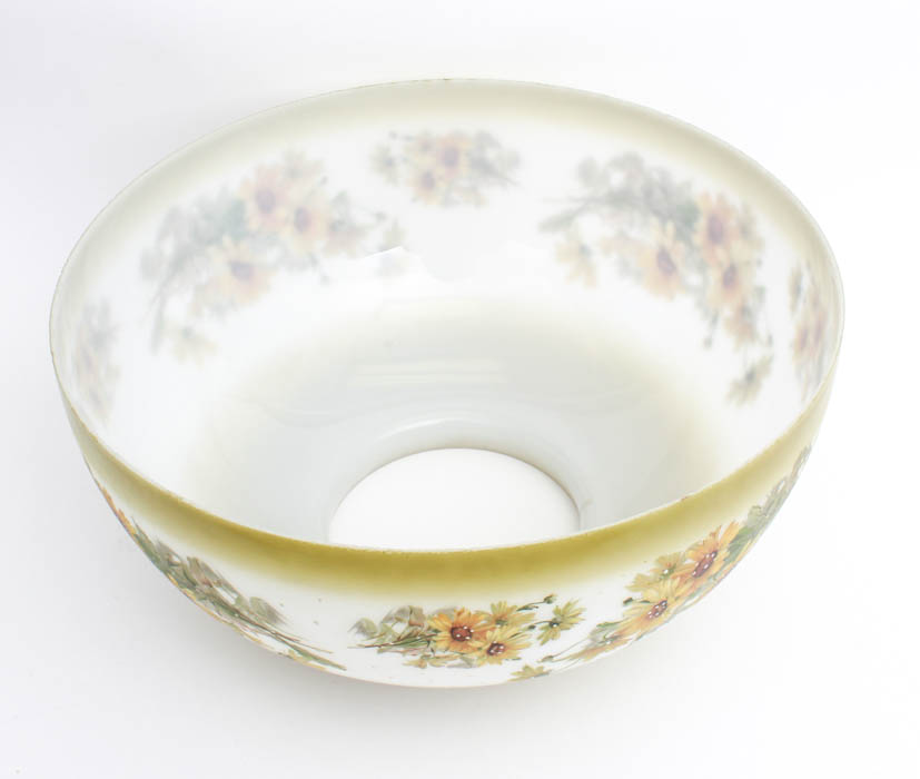 Hand-Painted Vintage Lampshade