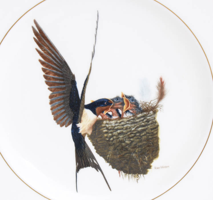 Ray Harm Spode American Songbirds Collector Plates