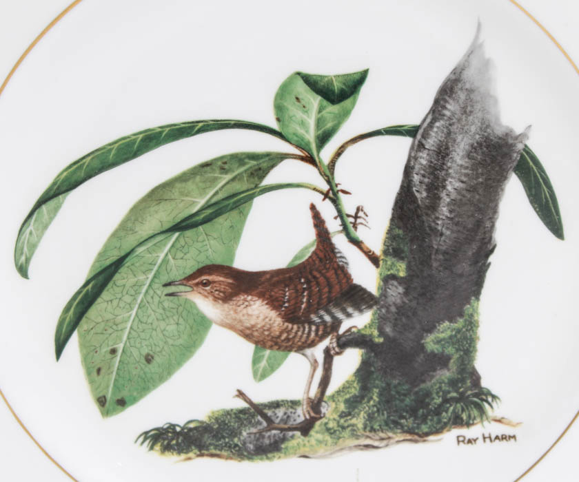 Ray Harm Spode American Songbirds Collector Plates