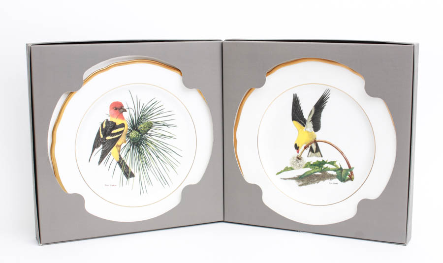Ray Harm Spode American Songbirds Collector Plates