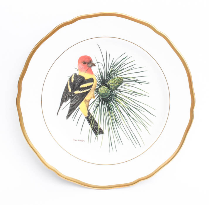 Ray Harm Spode American Songbirds Collector Plates