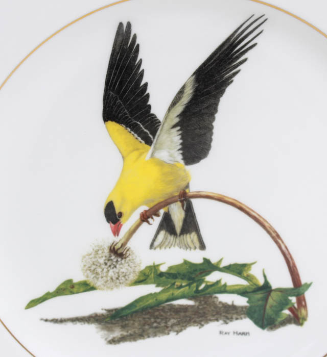 Ray Harm Spode American Songbirds Collector Plates