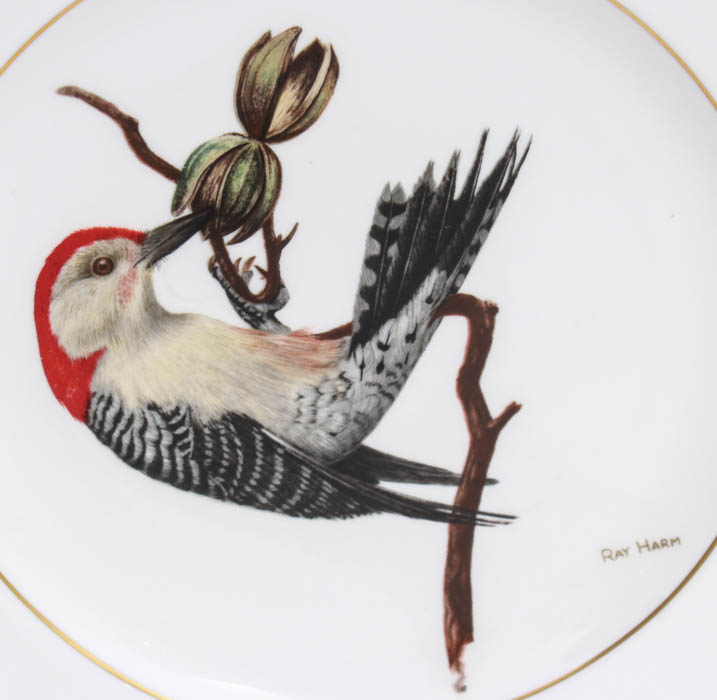 Ray Harm Spode American Songbirds Collector Plates