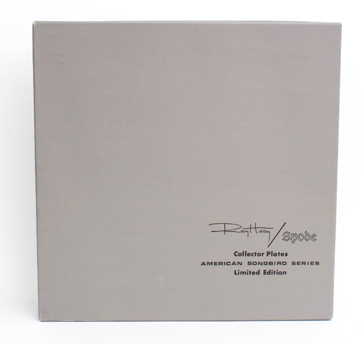 Ray Harm Spode American Songbirds Collector Plates