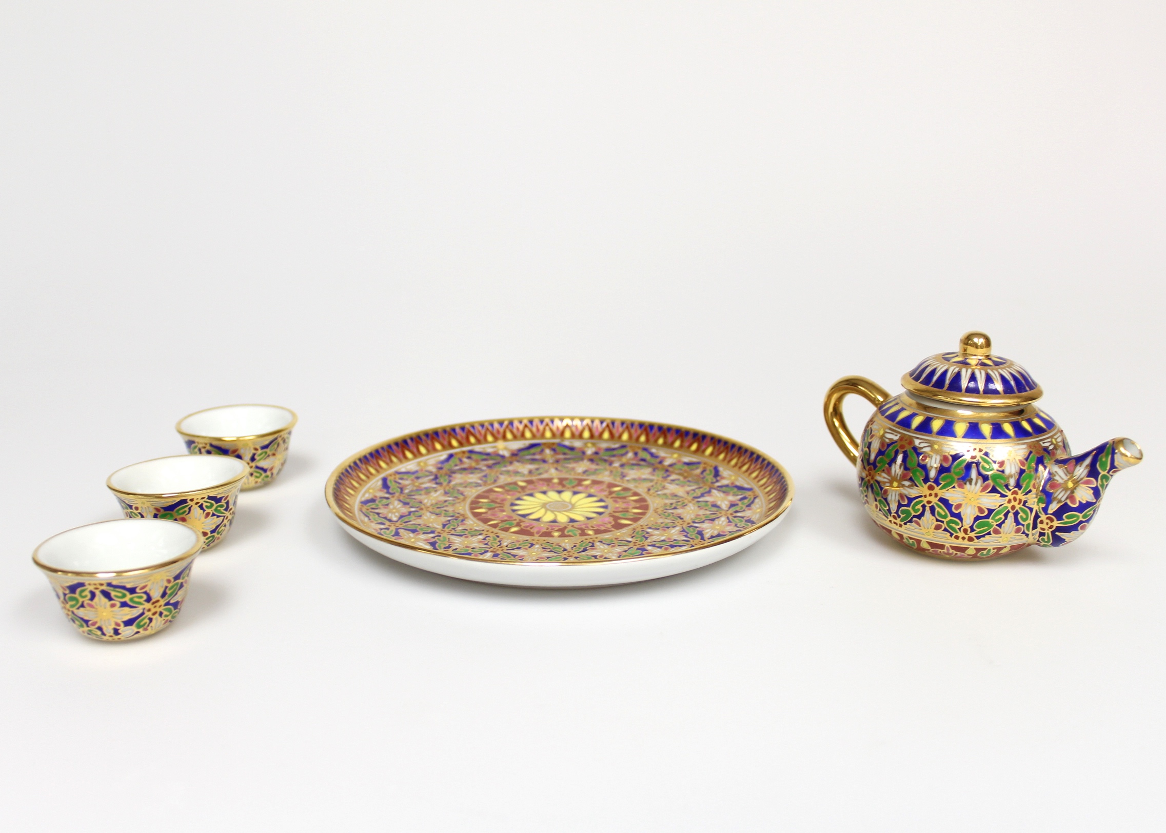 Maitland-Smith Miniature Porcelain Tea Set