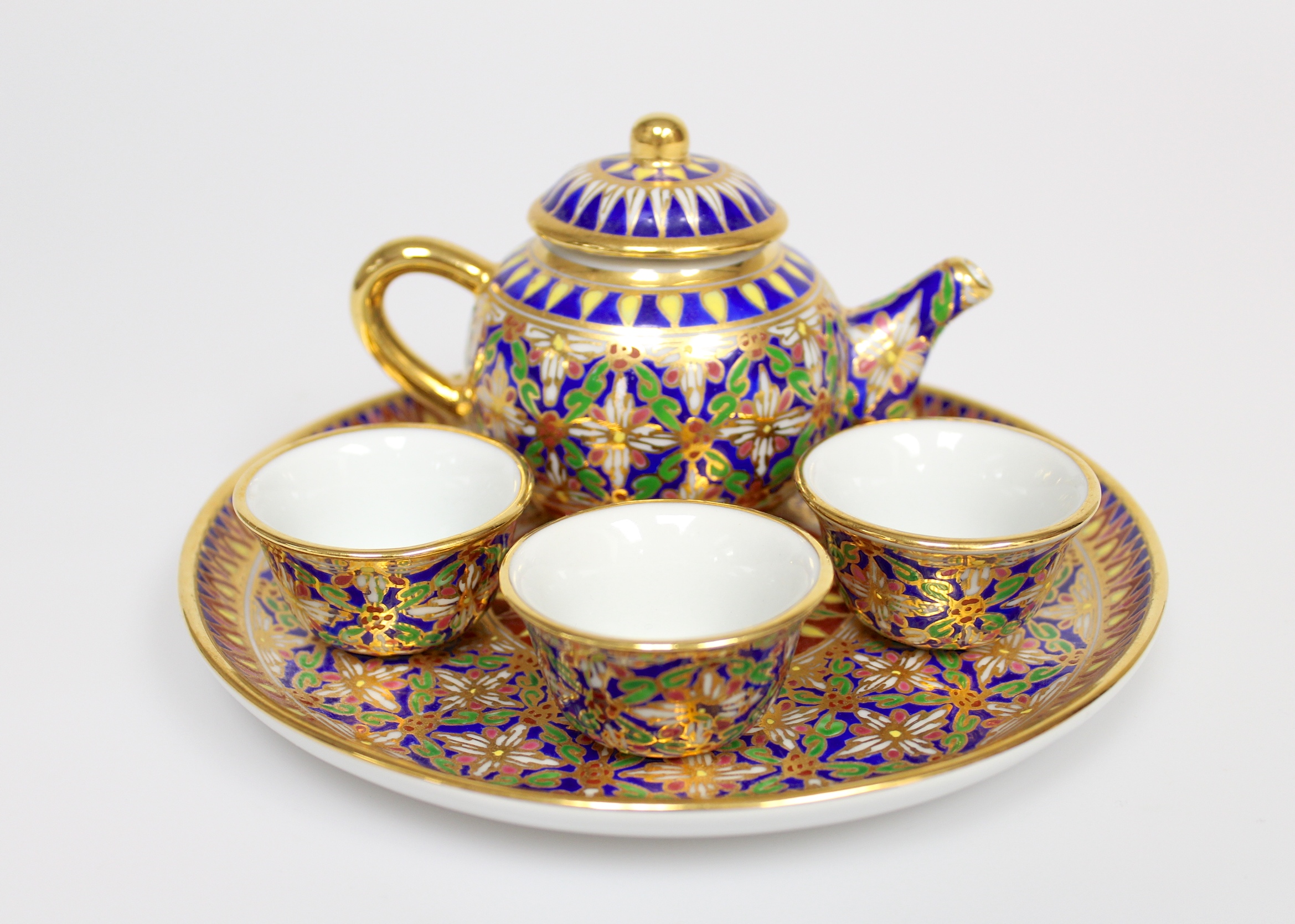 Maitland-Smith Miniature Porcelain Tea Set