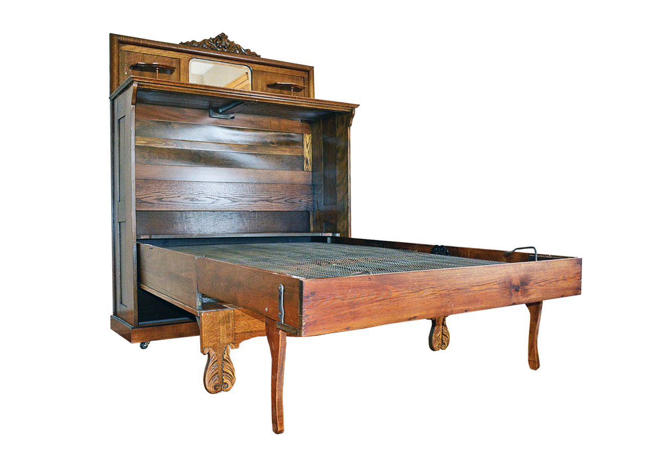 Vintage Oak Murphy Bed