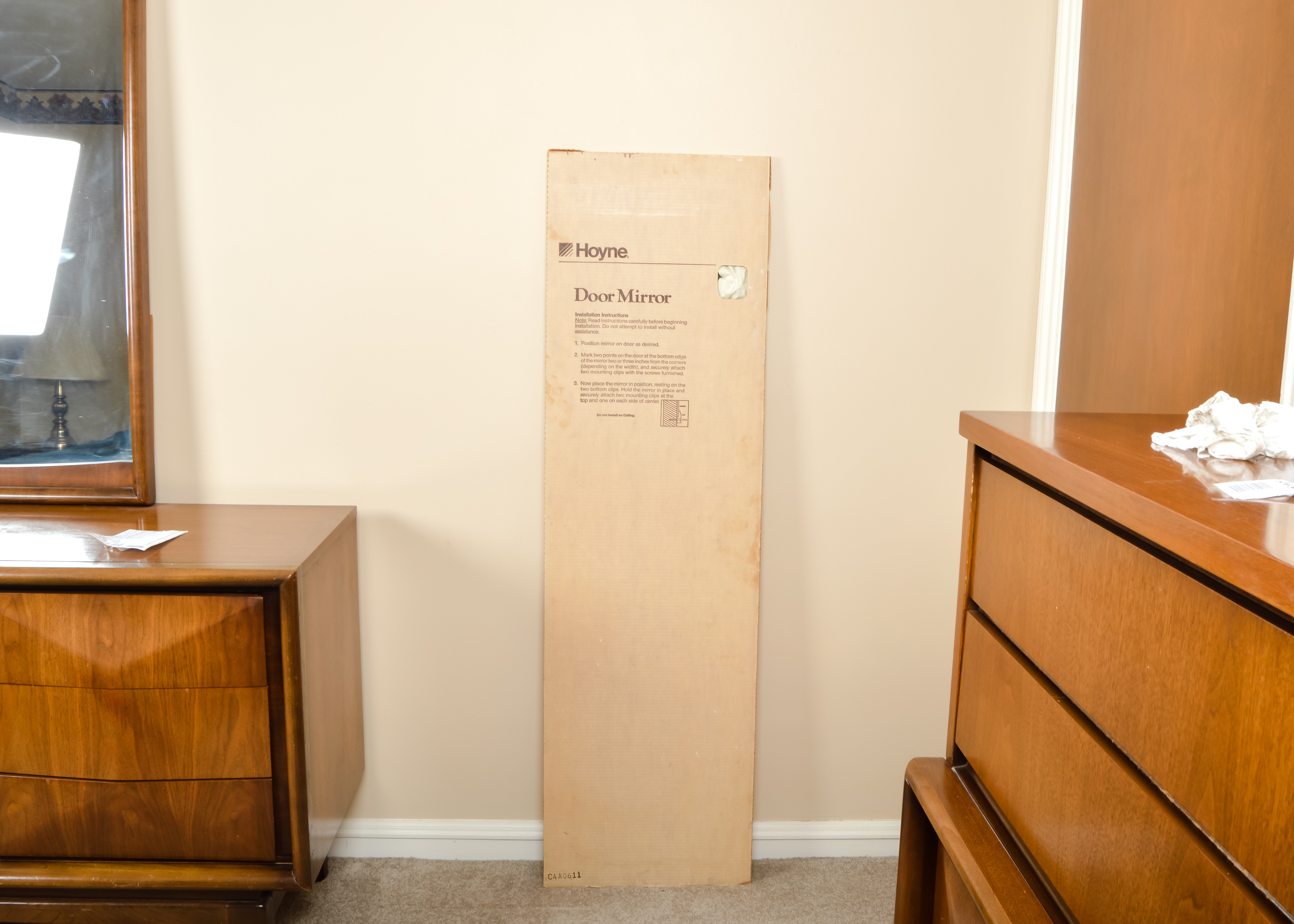 Polished Edge Door Mirror