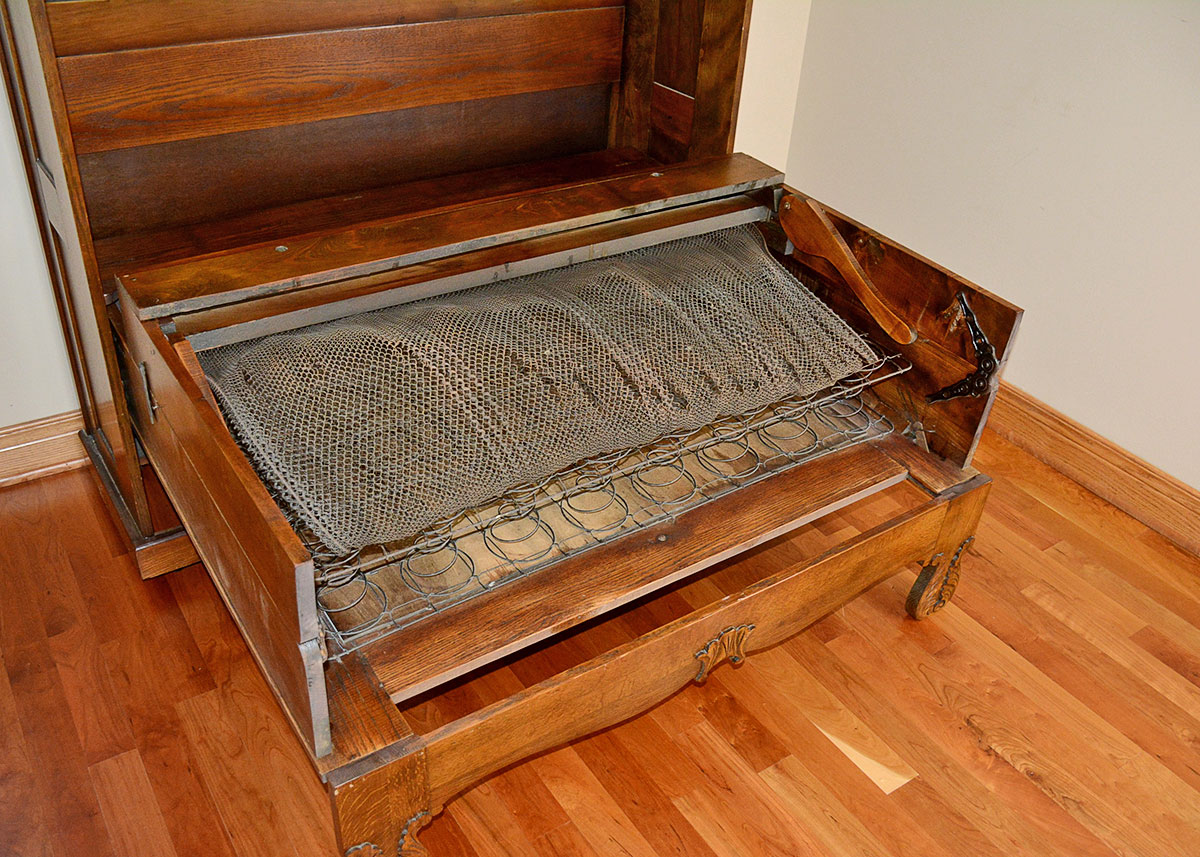 Vintage Oak Murphy Bed