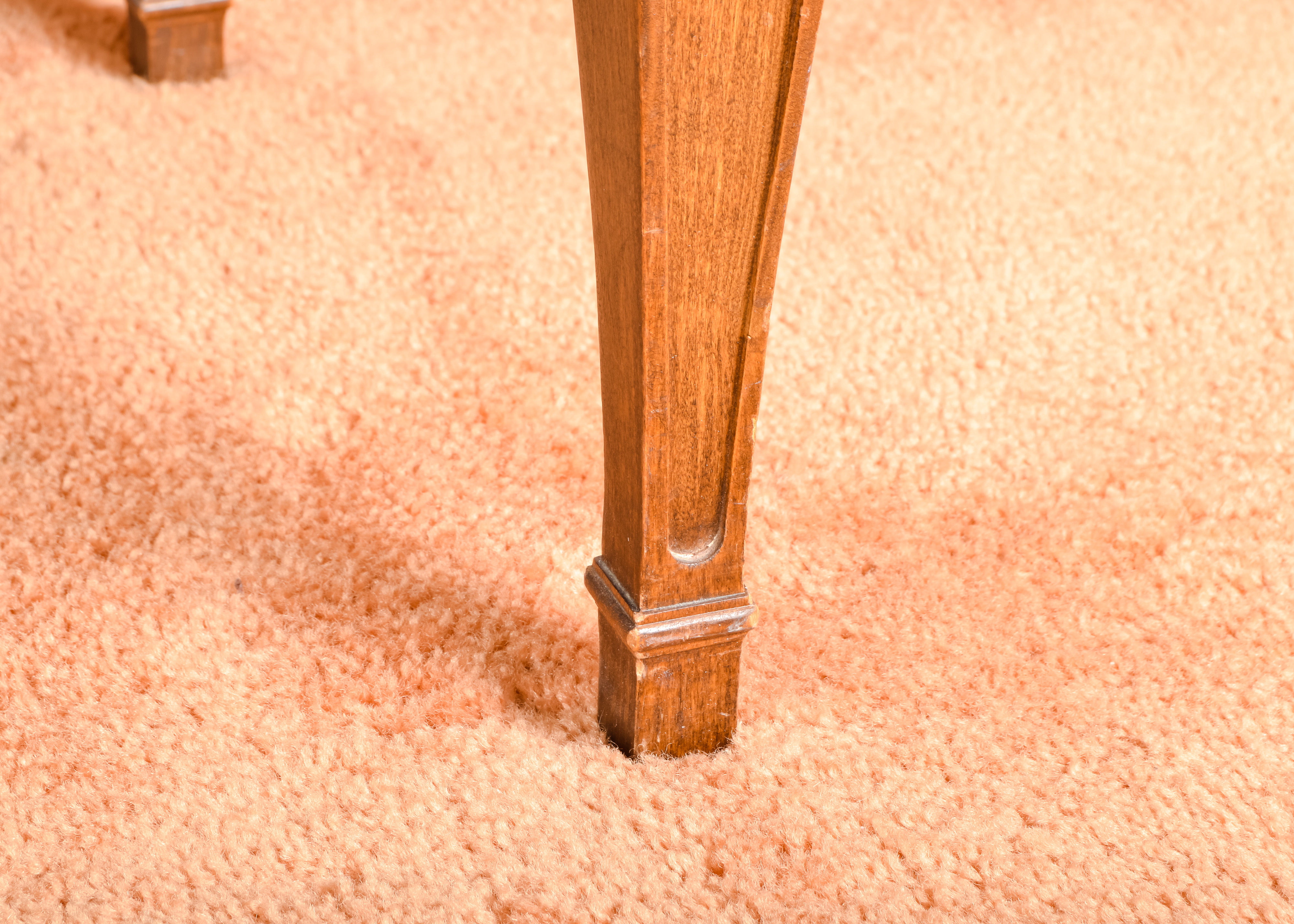 Tufted Chartreuse and White Low Bench