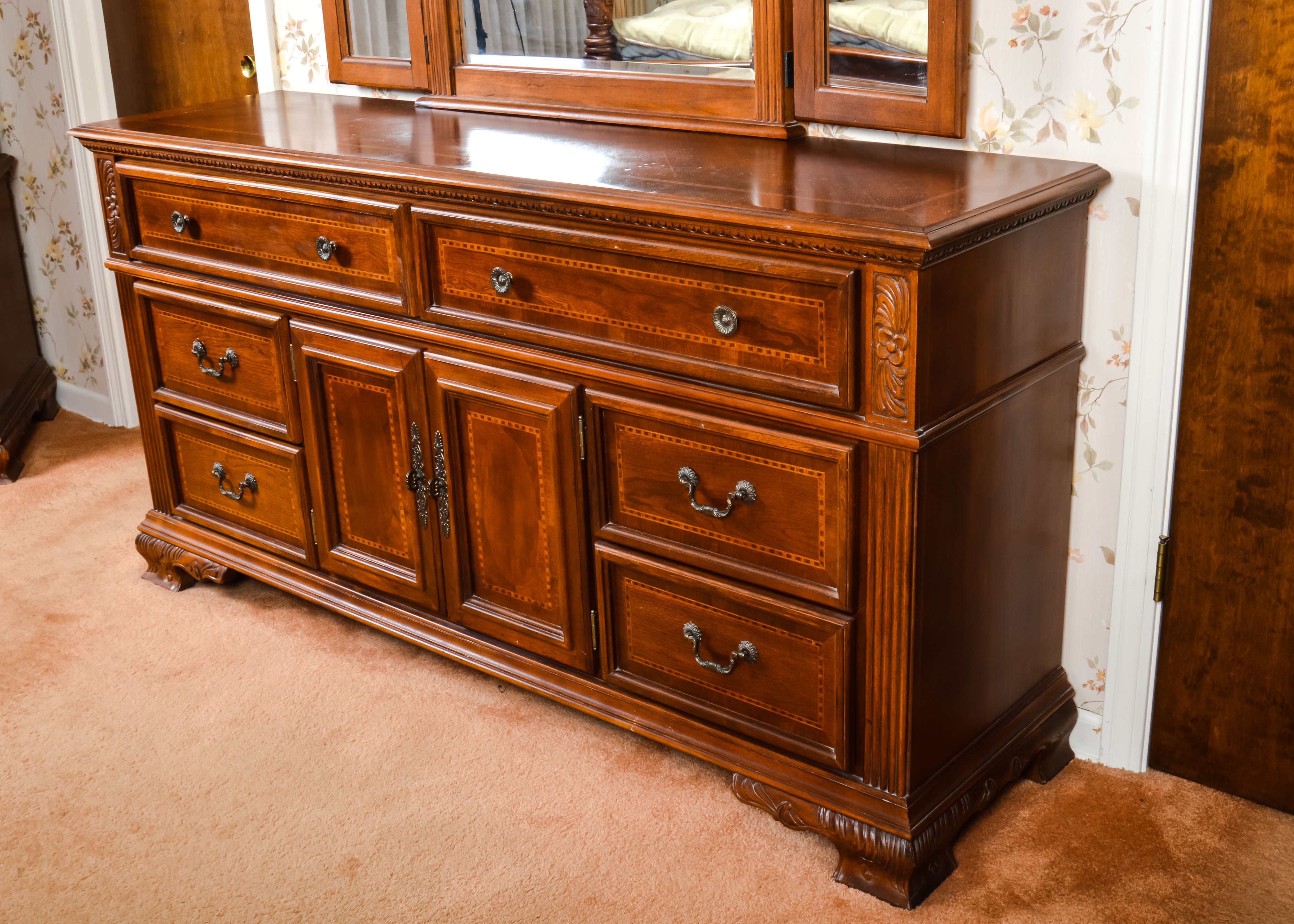 Collezione Europa Dresser with Mirror