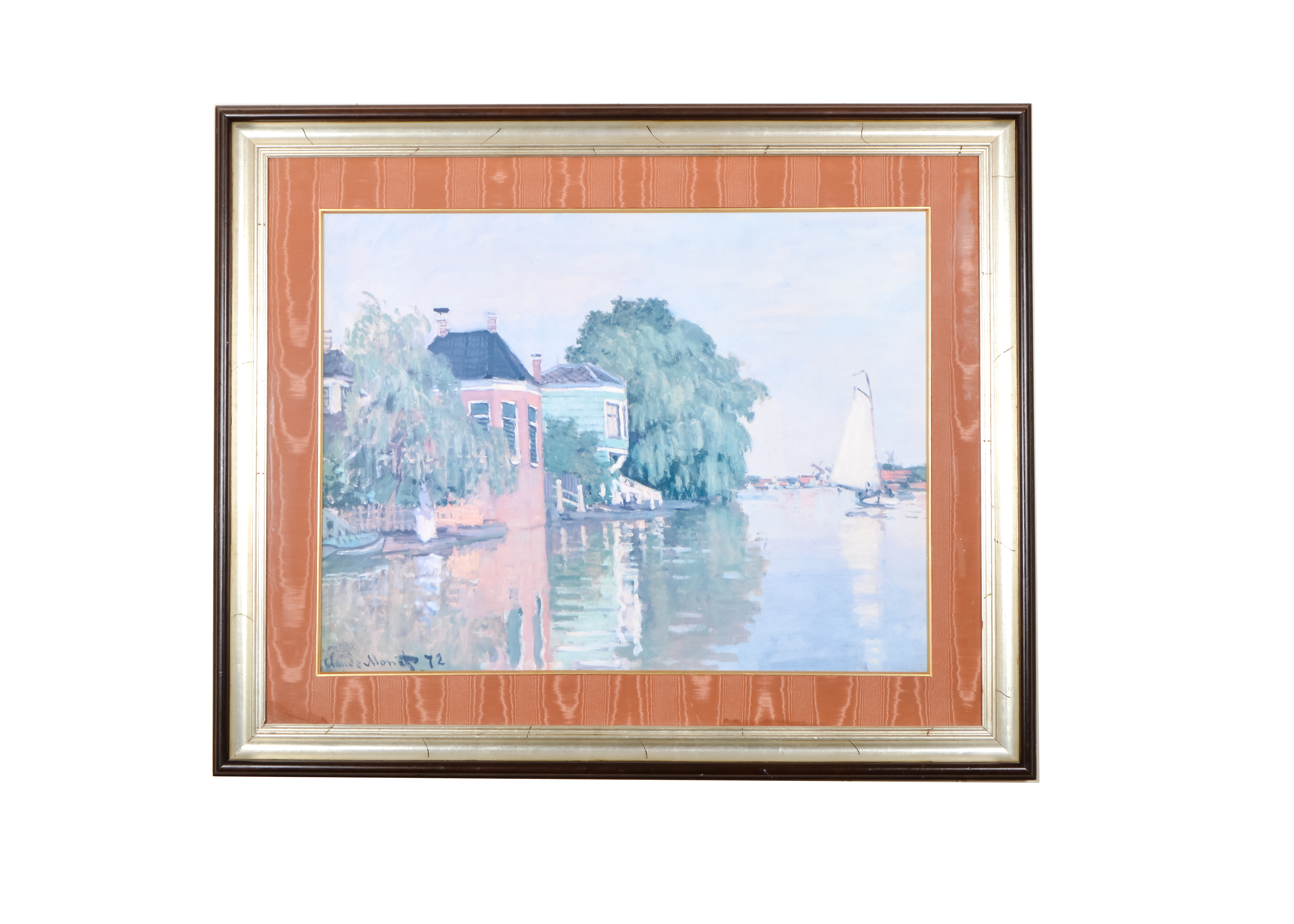 Framed Claude Monet Offset Lithograph