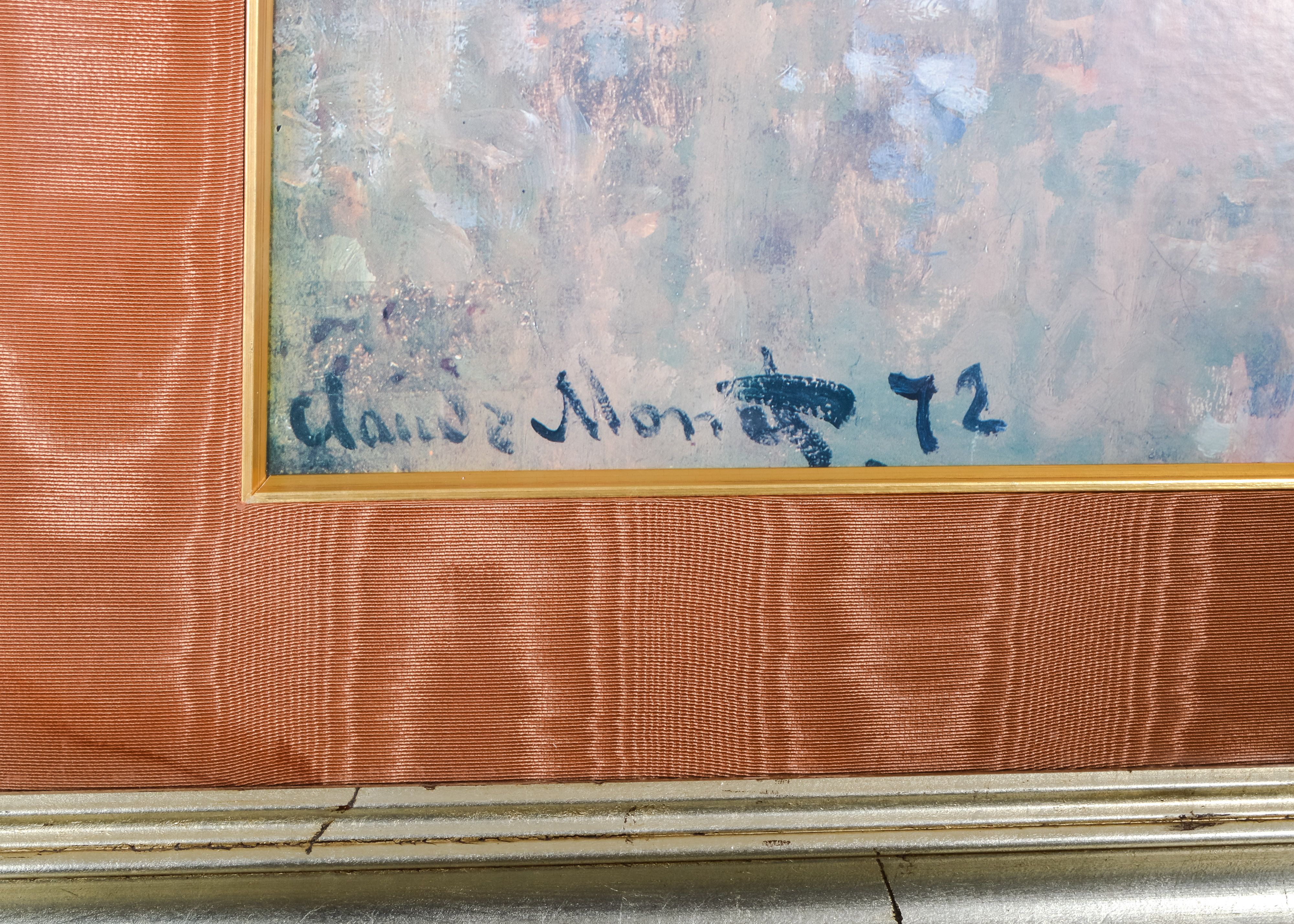 Framed Claude Monet Offset Lithograph