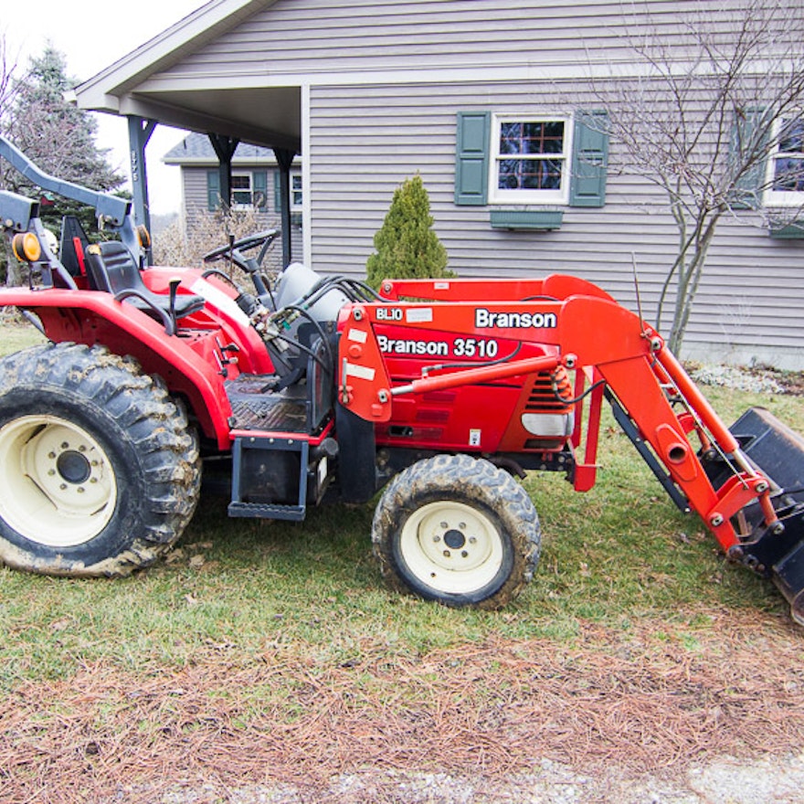 2004 Branson 3510 4x4 Tractor with Scoop