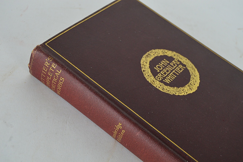 1890's Complete Poetical Works by Whittier, Tennyson, Browning